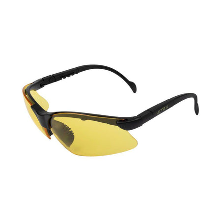 Allen ULTRX Verse ANSI Z87+ Safety Glasses Black with Yellow Polycarbonate Lenses