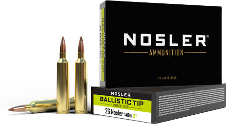 Nosler Ballistic Tip Hunting  Polymer Tip 140 Grain .26 Nosler  054041434591