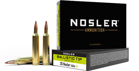 Nosler Ballistic Tip Hunting  Polymer Tip 140 Grain .26 Nosler  054041434591