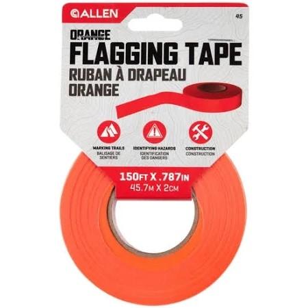 Allen Flagging Tape Orange .787" x 150' Single Roll Outdoor Marker