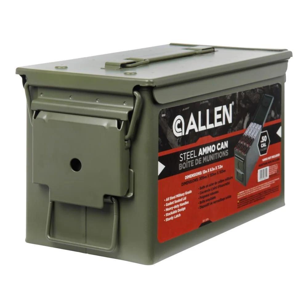Allen Steel .50 Cal Ammo Storage Can OD Green Lockable