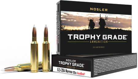 Nosler Trophy Grade Nosler AccuBond 130 Grain 6.5-284 Norma 2900 fps 054041600217