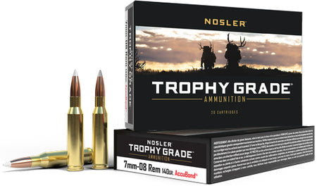 Nosler Trophy Grade Nosler AccuBond 140 Grain 7mm-08 Remington 2825 fps 054041600422
