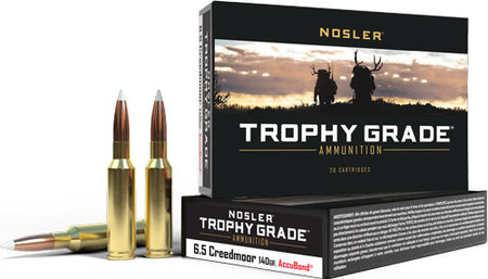 Nosler Trophy Grade Nosler AccuBond 140 Grain 6.5mm Creedmoor 2650 fps 054041600804