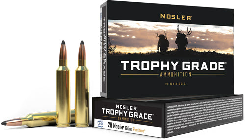 Nosler Trophy Grade  160 Grain .28 Nosler  054041610100