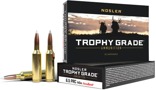 Nosler Trophy Grade Nosler AccuBond 140 Grain 6.5 PRC 2900 fps 054041610148