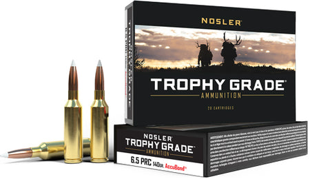 Nosler Trophy Grade Nosler AccuBond 140 Grain 6.5 PRC 2900 fps 054041610148