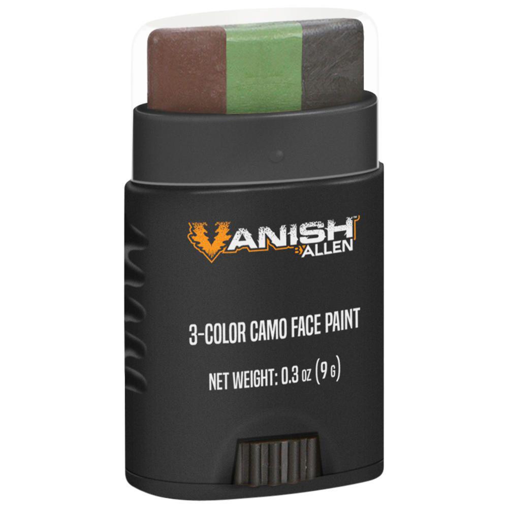 Allen Vanish Camo Face Paint Stick - Black Green Brown