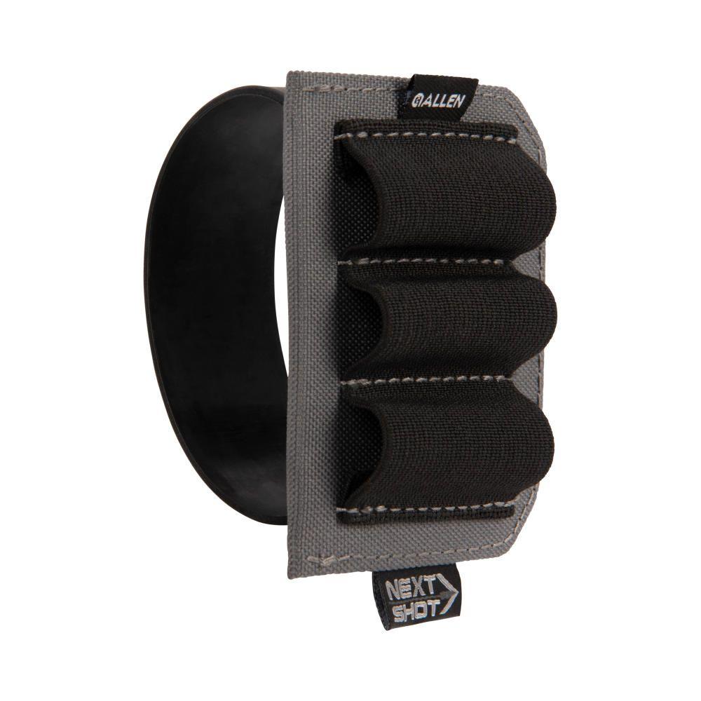 Allen Next Shot 3-Shell Shotgun Carrier Silicone Band in Black Grey