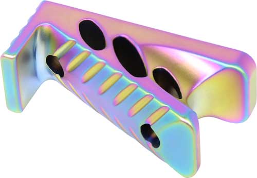 Guntec AR15 Micro Angle Grip with Rainbow PVD Finish