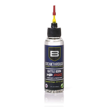 Breakthrough Battle Born HP Pro Synthetic Gun Lube and Protectant 2oz Clear