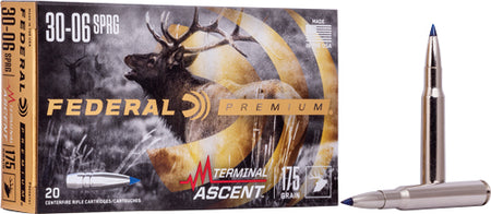 Federal Premium Terminal Ascent 175 Grain .30-06 Springfield 2730 fps 604544659405