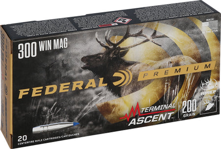 Federal Premium Terminal Ascent 200 Grain .300 Winchester Mag 2810 fps 604544659429