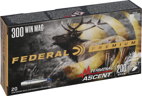 Federal Premium Terminal Ascent 200 Grain .300 Winchester Mag 2810 fps 604544659429