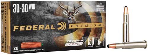 Federal .30-30 Winchester Vital-Shok Trophy Copper 150 grain COPPER SOLID ammunition