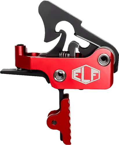 Elftmann Apex Pro Straight AR Trigger Adjustable 2.75-7 Pounds Red