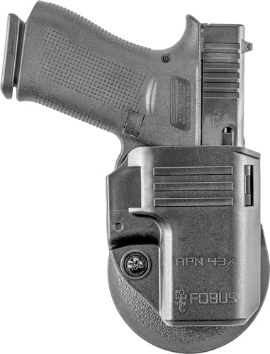 Fobus Black Appendix Carry Ambi Holster for Glock 43 and 43X MOS