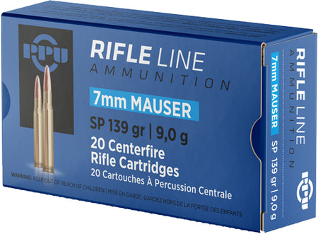 Prvi Partizan Metric Rifle Soft Point 139 Grain 7mm Mauser 2660 fps 8605003812777