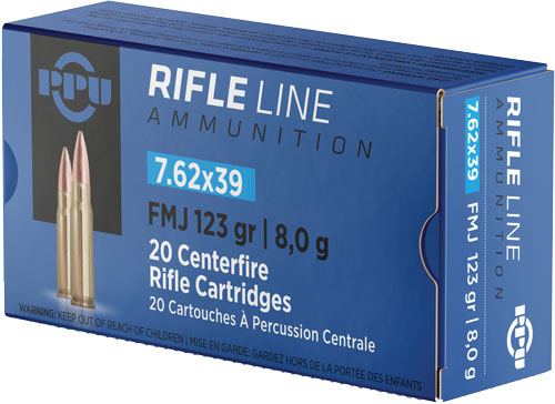 Prvi Partizan Metric Rifle Full Metal Jacket 123 Grain 7.62x39mm 2350 fps 8605003820956