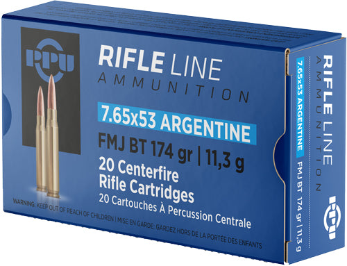 Prvi Partizan  Full Metal Jacket Boat Tail 174 Grain 7.65x53mm Argentine 2625 fps 8605003812869