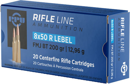 Prvi Partizan 8x50mmR Lebel Rifle 200 grain Full Metal Jacket ammunition