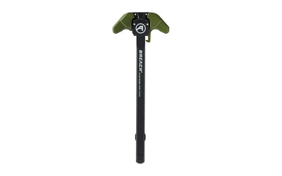 Aero Precision BREACH Charging Handle for AR-15, Ambidextrous Small Lever, Gas Deflection, Black/ODG