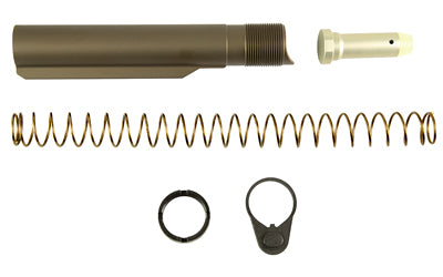 Aero Precision APRH101461C AR10 Enhanced Carbine Buffer Kit, Tube, 308 Buffer and Spring, Kodiak Brown