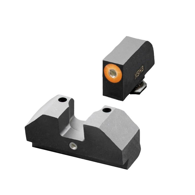 XS Sights F8 Figure-8 Tritium Night Sight Glock 17 19 22-24 26 27 31-36 38