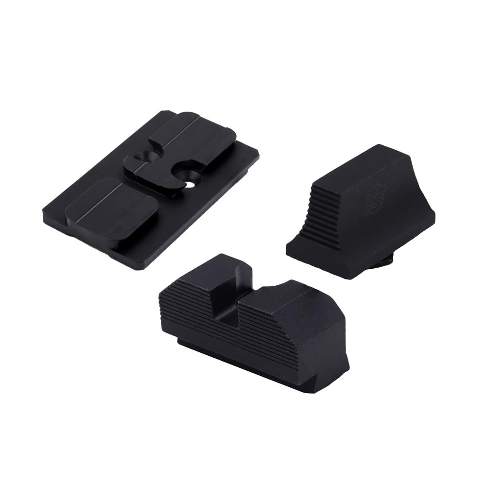 XS Sights Non-Tritium ACRO Optic Mount & Sight Bundle for Glock MOS
