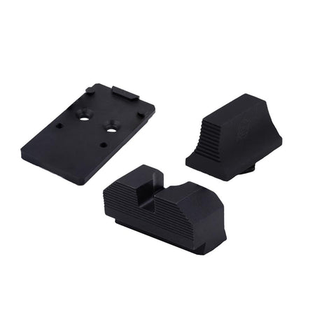 XS Sights Non-Tritium Glock MOS RMR Optic Mount and Sight Bundle Black Finish