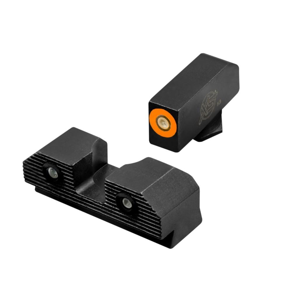 XS Sight R3D 2.0 Night Sights for Glock 20 21 29 30 30S 37 40 41 Orange Front Black Rear