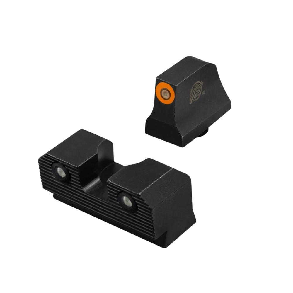 XS Sights R3D 2.0 Tritium Night Sights Orange Front Black Rear Glock 20 21 29 30 37 41