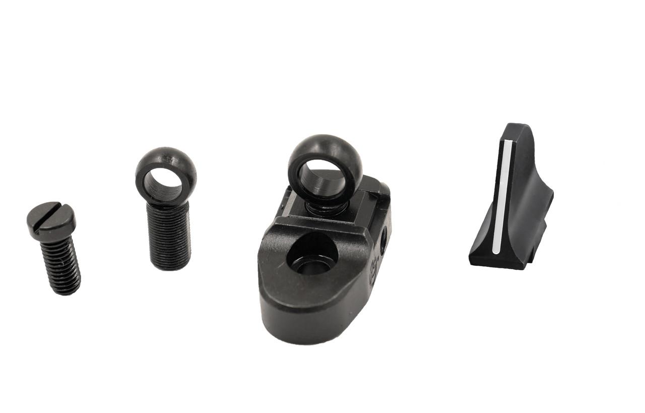 XS Sights Henry .357 Magnum Ghost Ring Iron Sight Set - Black Steel Dovetail Front