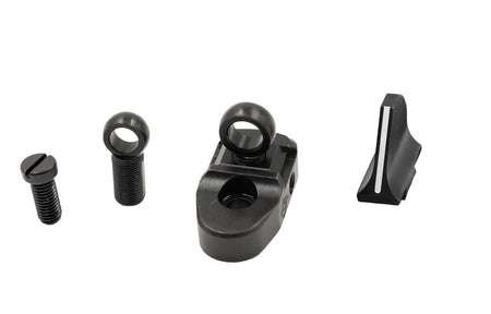 XS Sights Henry .357 Magnum Ghost Ring Iron Sight Set - Black Steel Dovetail Front
