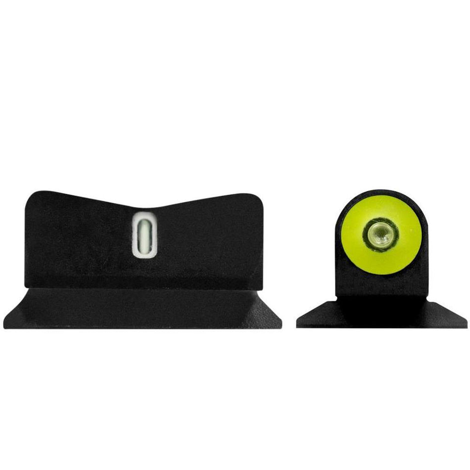 XS Sights DXT2 Big Dot Yellow Pistol Sight Set - Kimber Micro