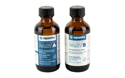 Aquamira Water Purification Treatment Drops, 2 oz Glass Bottles, Up to 60 Gallons 67204