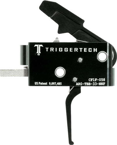 TriggerTech AR15 Two Stage Flat Competitive Drop-In Trigger Black
