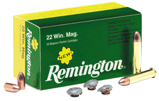 Remington Premier Magnum Rimfire Ammo 22 WMR 40 gr. Pointed Soft Point (PSP)
