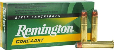 Remington .45-70 Government Core-Lokt 405 grain Jacketed Soft Point ammunition