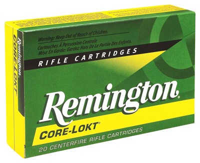 Remington 7mm Remington Mag Core-Lokt 140 grain Pointed Soft Point ammunition