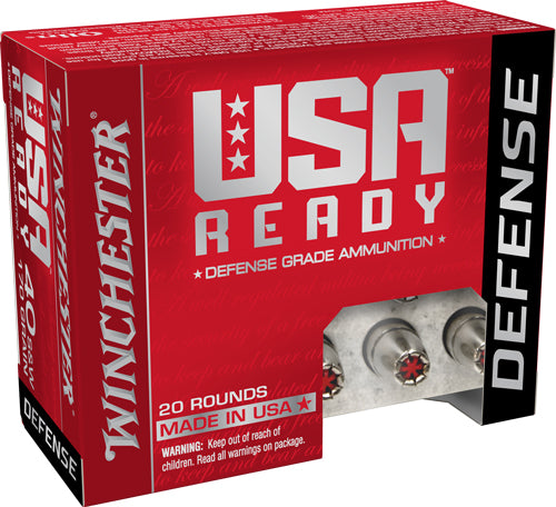 Winchester USA Ready Ready Hex Vent Hollow Point 170 Grain .40 S&W 1170 fps 020892230071