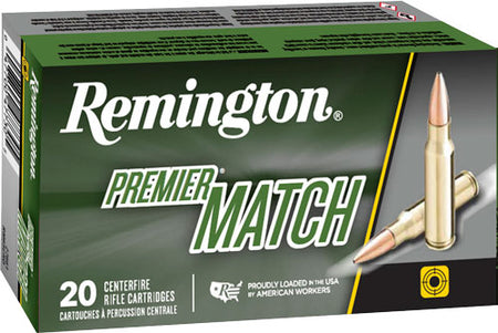 Remington 6.5 PRC Premier Match 145 grain Berger Open Tip Match ammunition