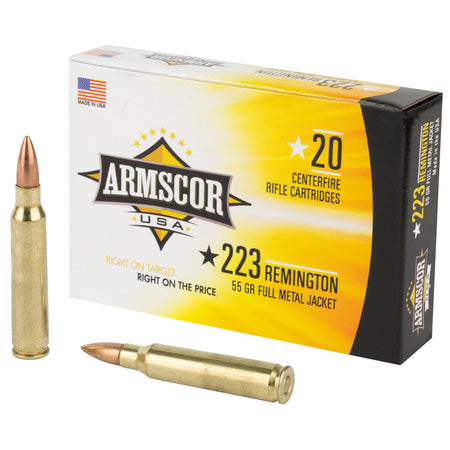 ARMSCOR .223 Remington. 55 Grain Full Metal Jacket
