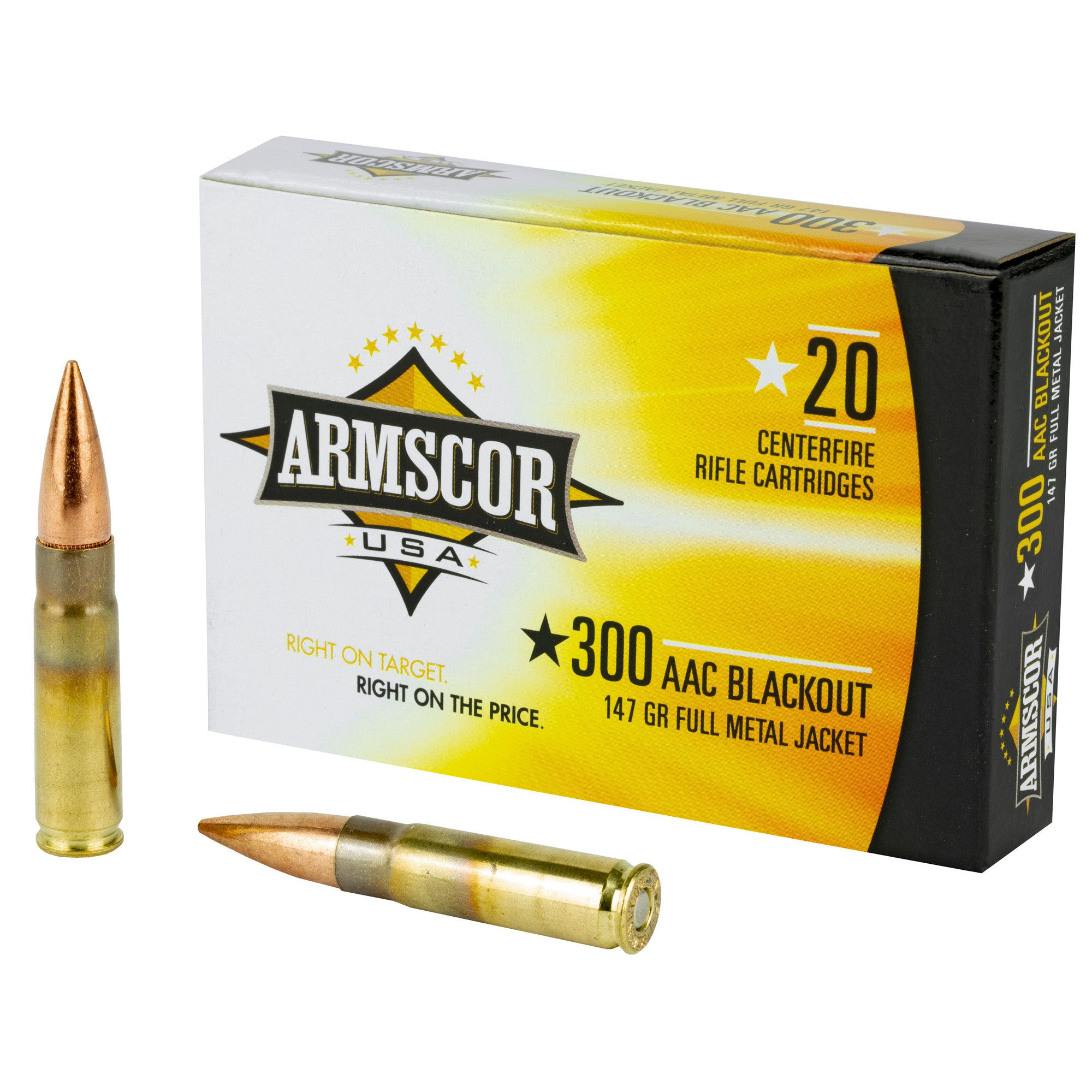 Armscor USA 300 Blackout 147 Gr Full Metal Jacket