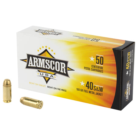 Armscor .40 S&W Precision 180 grain Full Metal Jacket ammunition