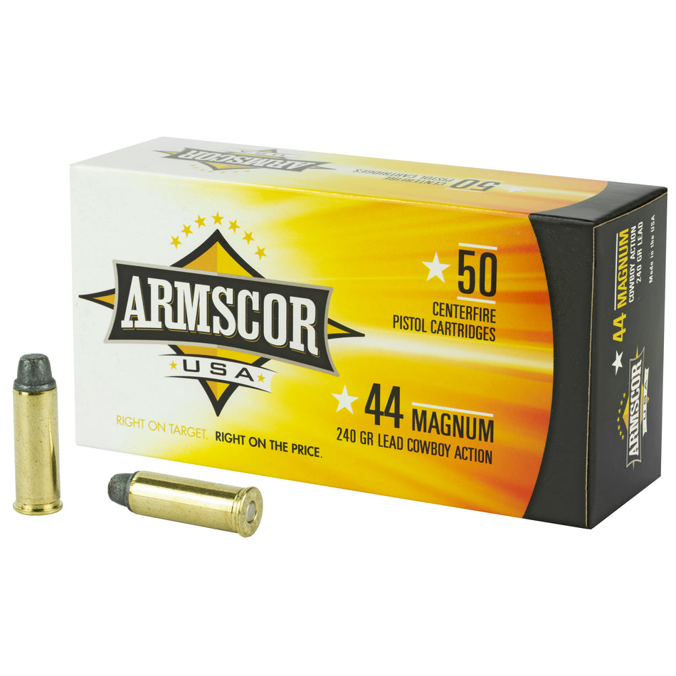 Armscor Competition Semi Wadcutter 240 Grain .44 Magnum 950 fps 812285021720