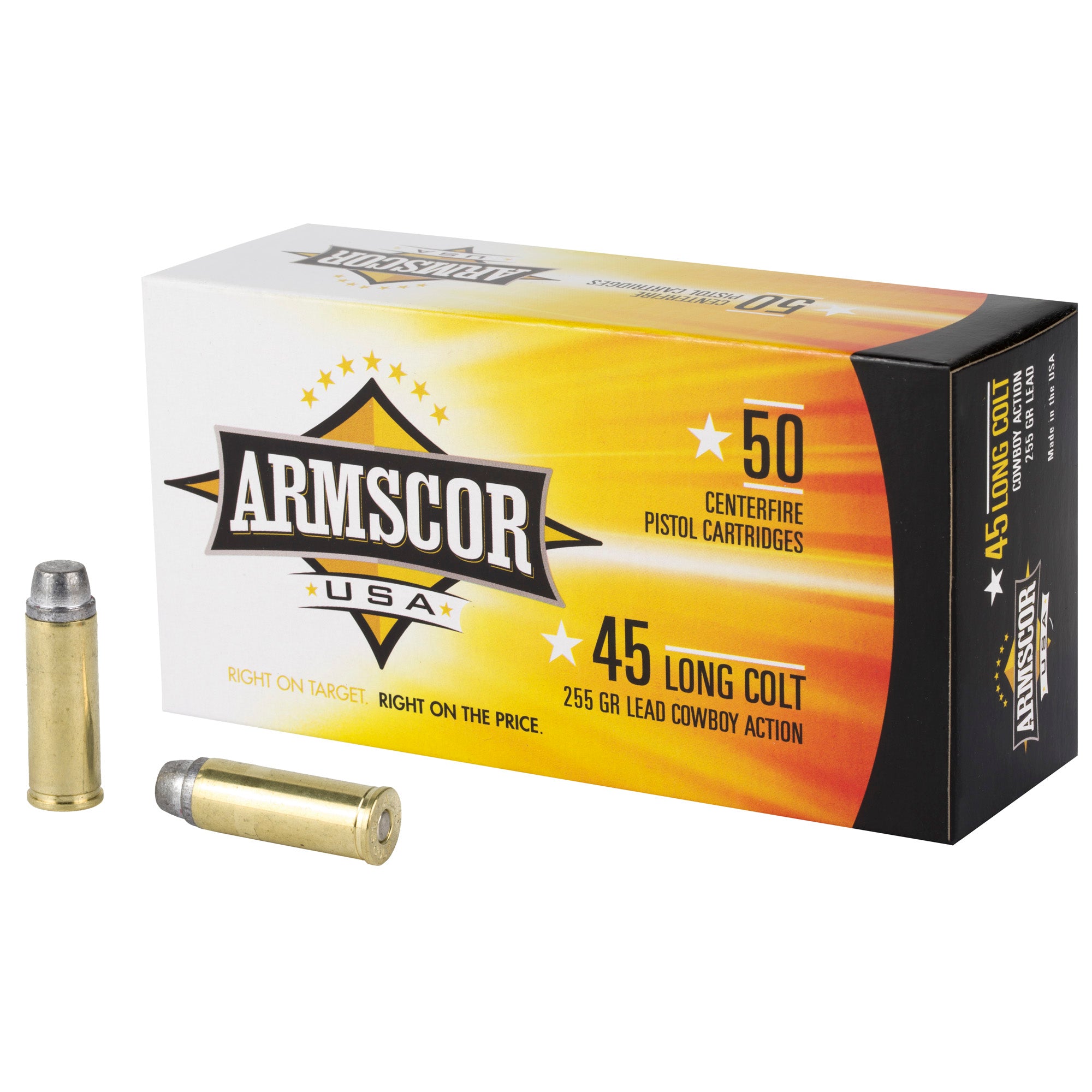 Armscor Competition Lead 225 Grain .45 Long Colt 800 fps 812285021065