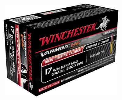 Winchester .17 WSM Varmint High Energy 25 grain Polymer Tip ammunition