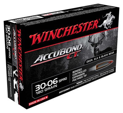 Winchester .30-06 Springfield Expedition Big Game 180 grain AccuBond CT Polymer Tip ammunition