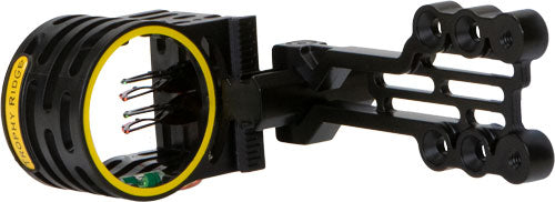 Trophy Ridge Fatal 4 Pin .019 Ambidextrous Archery Bow Sight Black